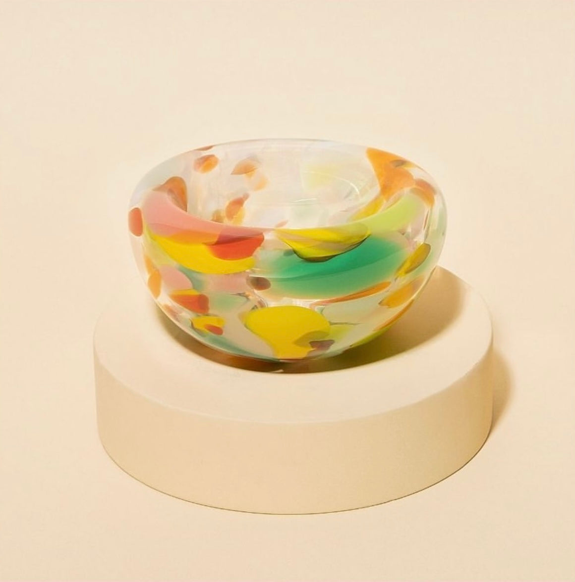 ARCHIVE SALE Glass Bowl Ashtray by Maria Ida